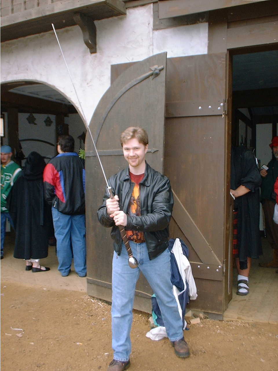 Jeff Sturges and the great sword.  RenFest5 is larger version