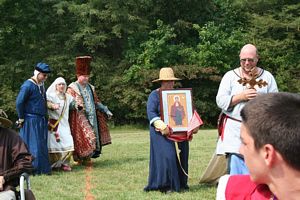 Procession into court